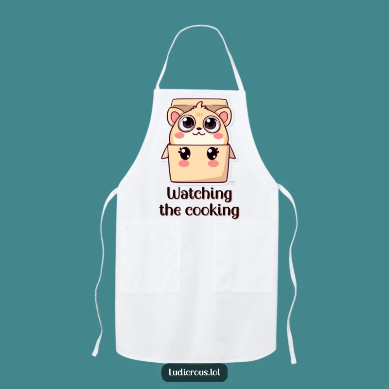 Funny Creature Apron: Many Eyes Peeking, Hilarious Kitchen Wear Gift