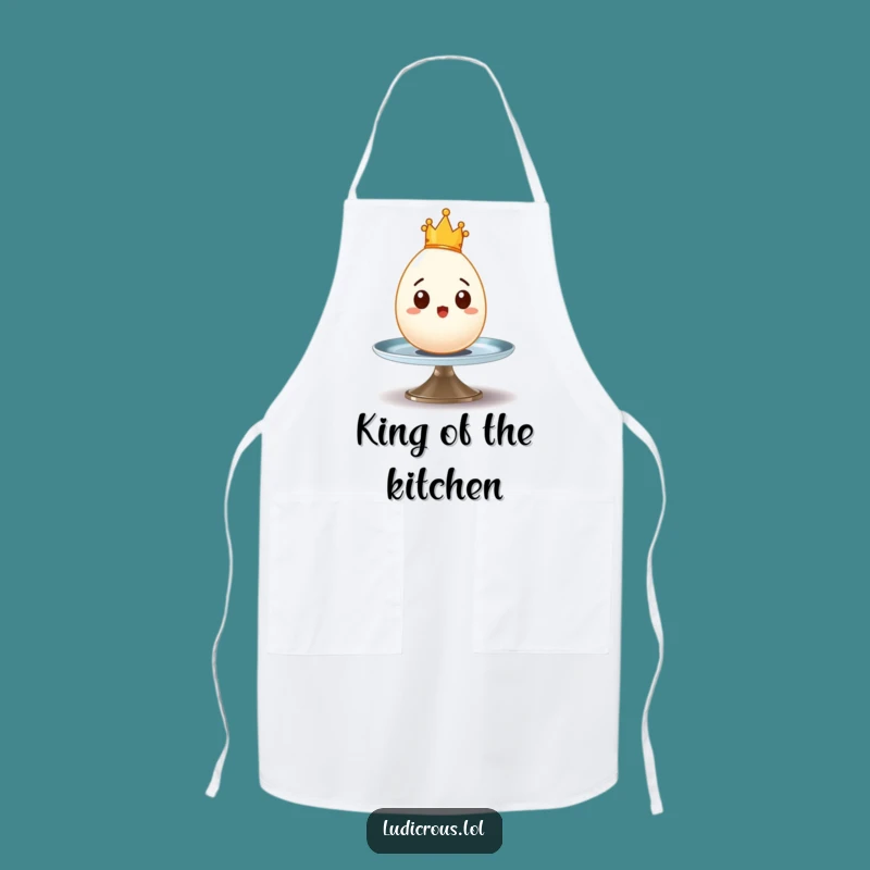 Funny Surprised Egg Apron - Cook Like Royalty with Wobbling Flair