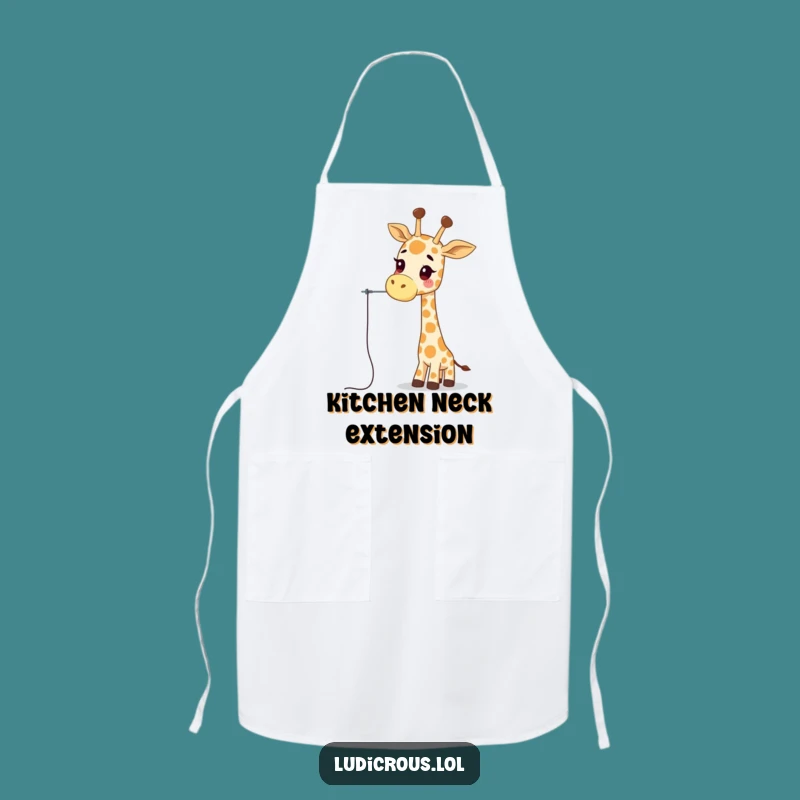 Funny Giraffe Apron: Wobbly Neck Needle Crafting - Perfect Gift