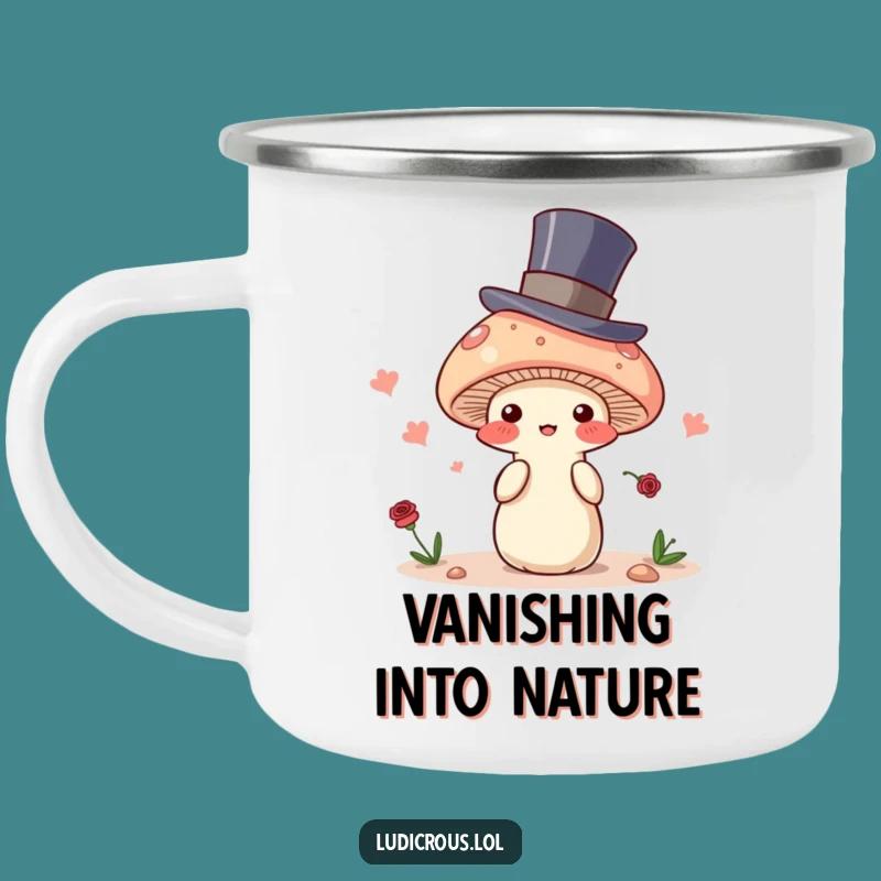 Funny Mushroom Magician Camping Mug: Enchanting Campfire Moments