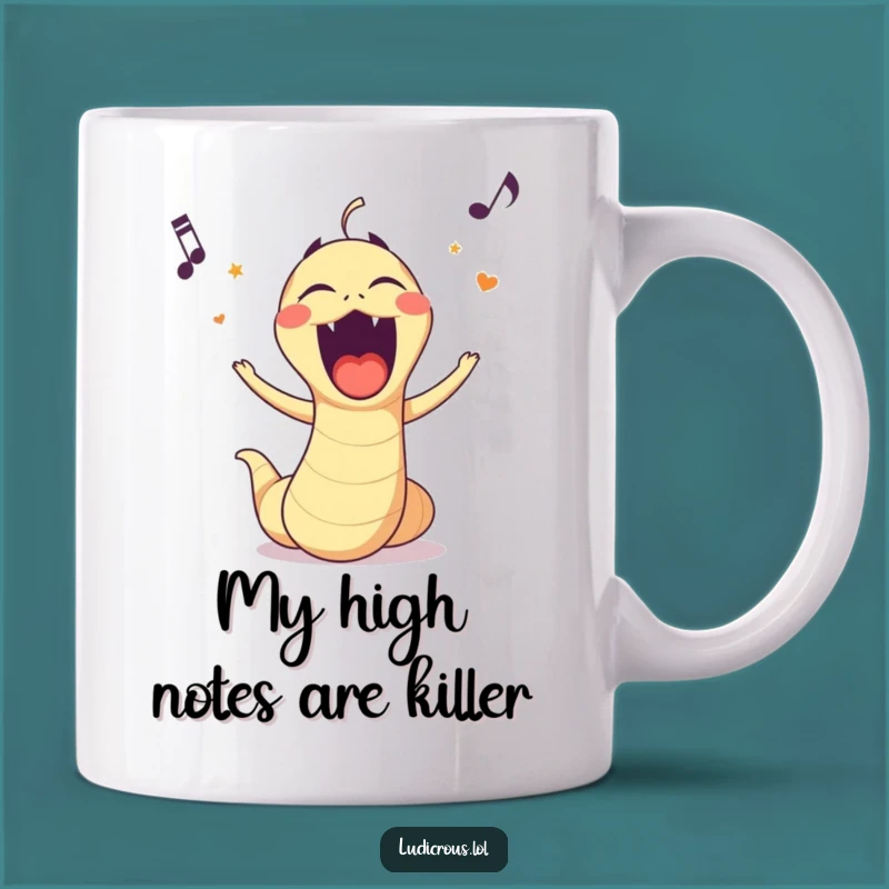 Funny Opera Worm Mug: A Hilarious Gift for Music Lovers and Worm Enthusiasts!