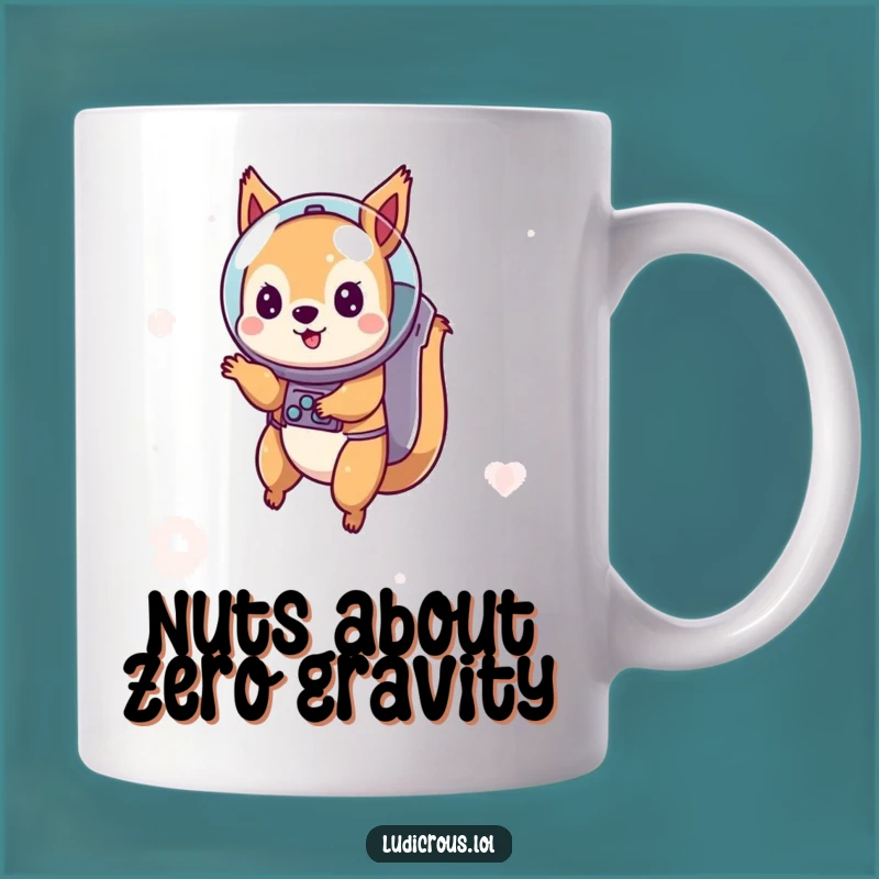Funny Squirrel Astronaut Mug: Out-of-this-World Gift for Space Lovers