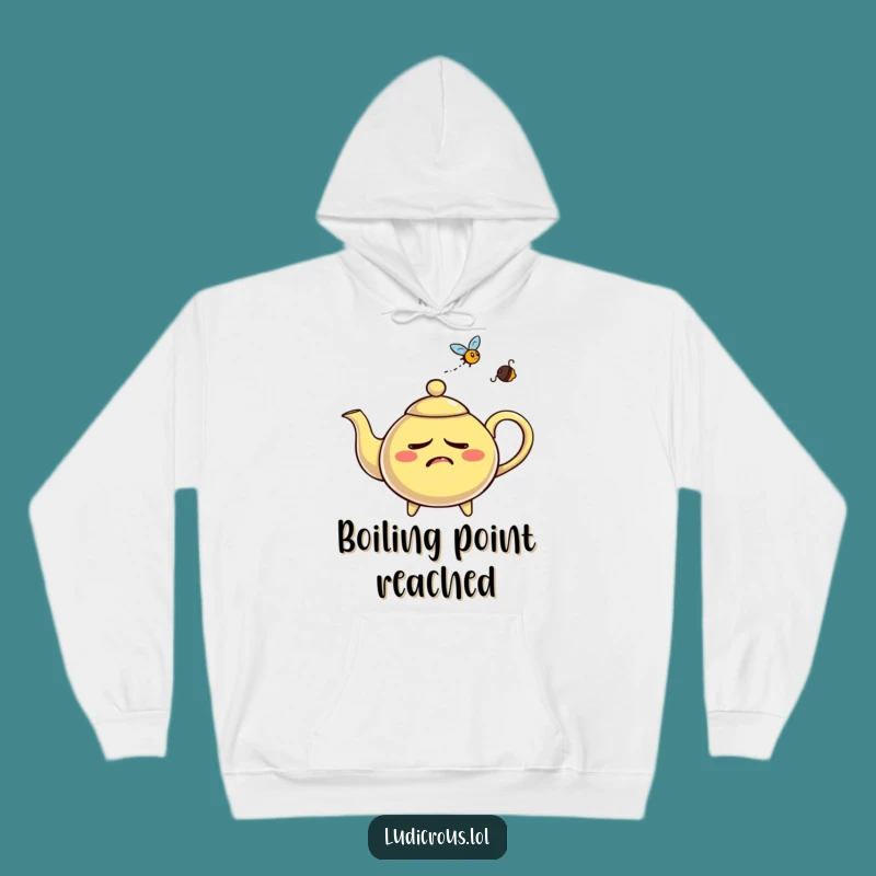 Funny Nervous Teapot Hoodie - Cozy Comfort for Anxious Souls!