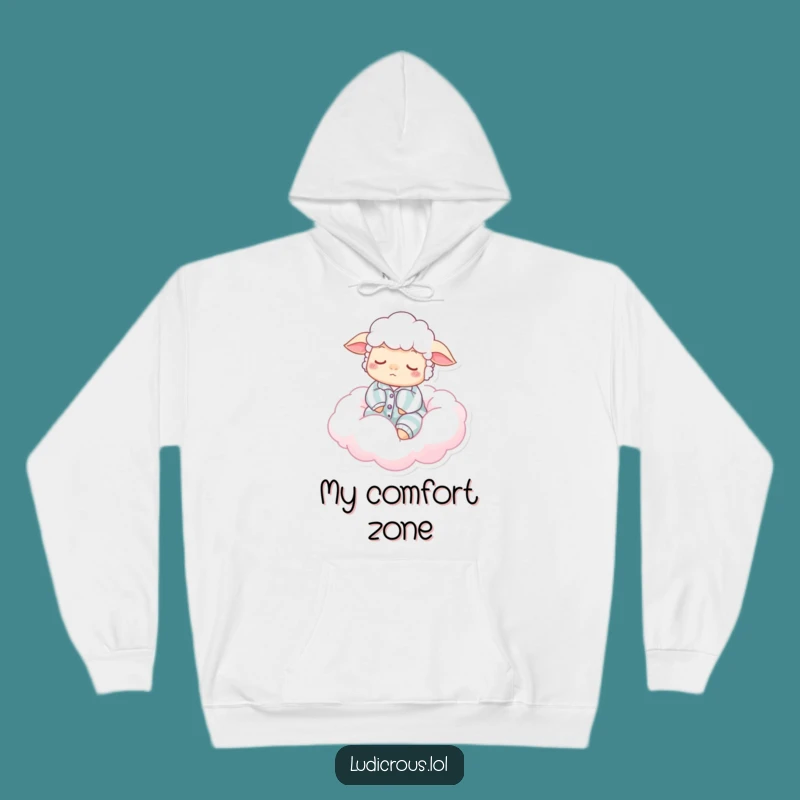 Funny Sleepy Sheep Pajama Cloud Hoodie: Ultimate Cozy Humor Gift