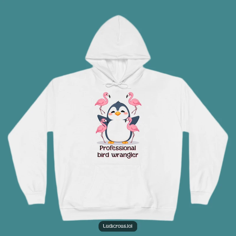 Funny Penguin Juggling Hoodie: Cozy Up with Comedic Chaos
