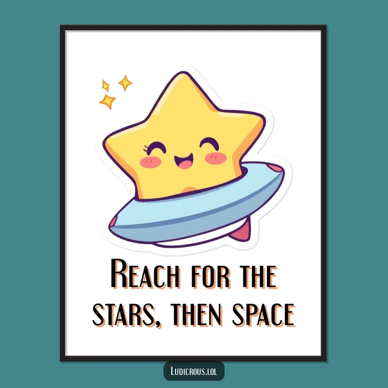 Free Printable Star Spaceship Art: Whimsical Downloadable Decor for Cosmic Charm