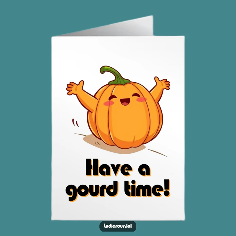 Funny Free Printable Birthday Card: Pumpkin Roll, Wildly Hilarious Downloadable Gift