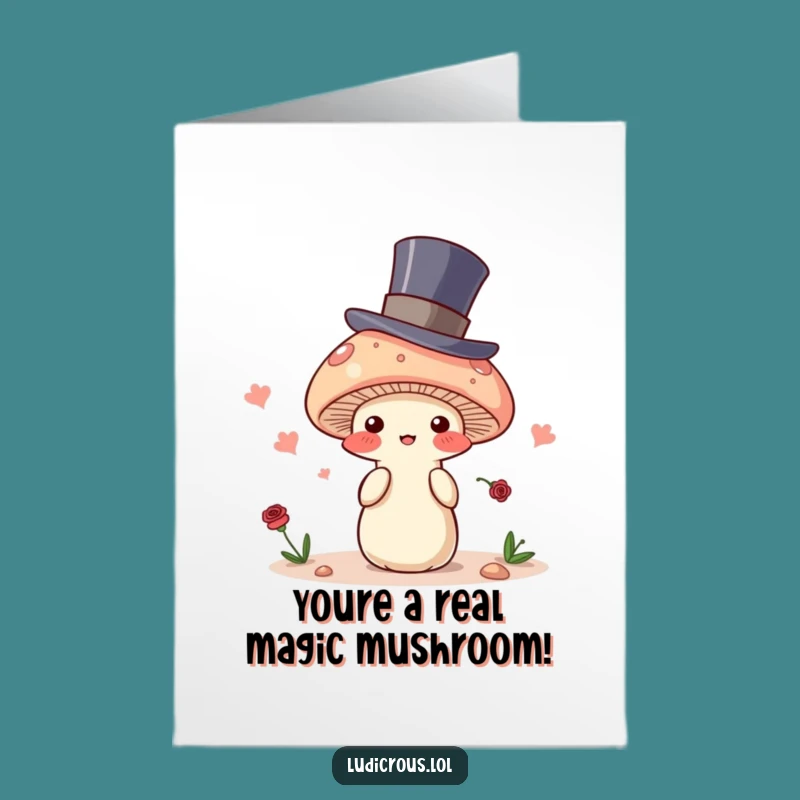 Free Printable Magic Mushroom Congrats Card - Funny Downloadable Gift