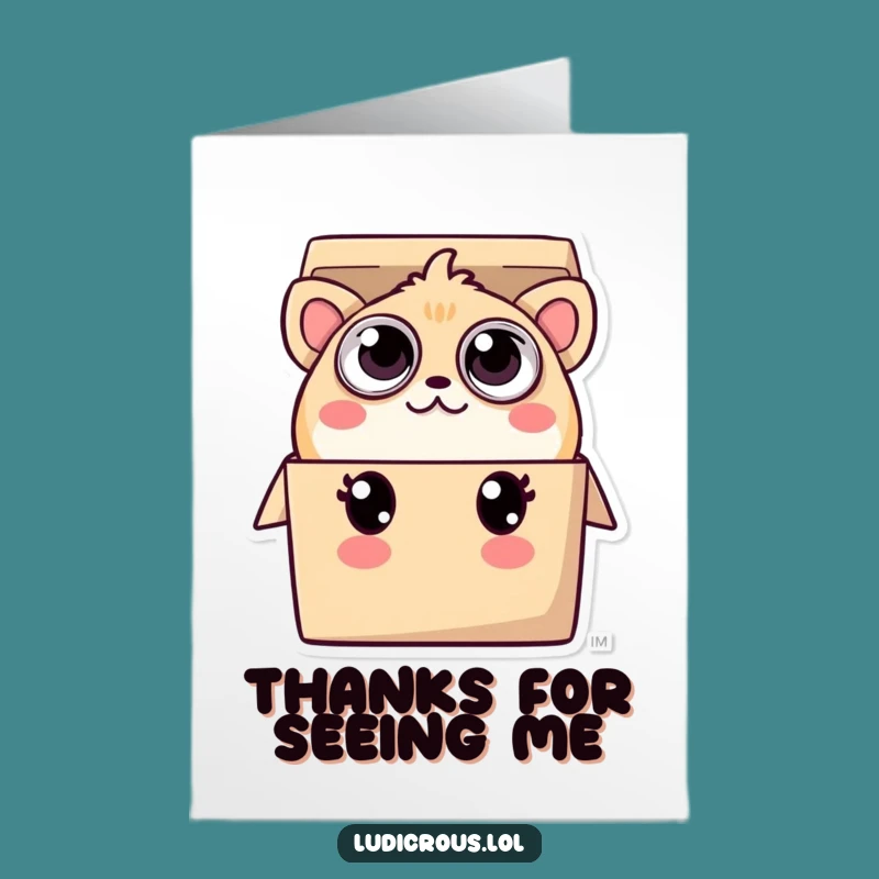 Free Printable Creature Thank You Card - Many Eyes Appreciate, Downloadable Gift!