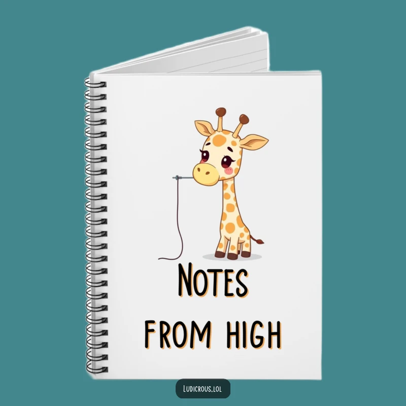 Funny Giraffe Notebook: Wobbly Neck Threading Journal - Hilarious Gift Idea