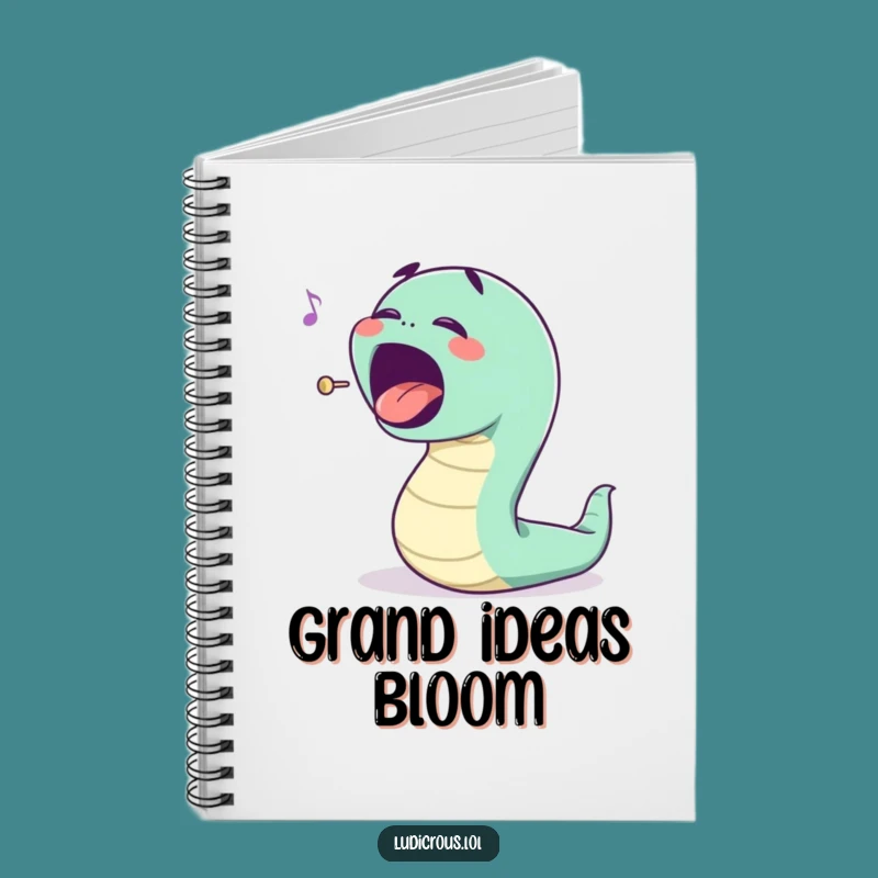 Funny Opera Worm Notebook - Write Your Aria Funny Gift