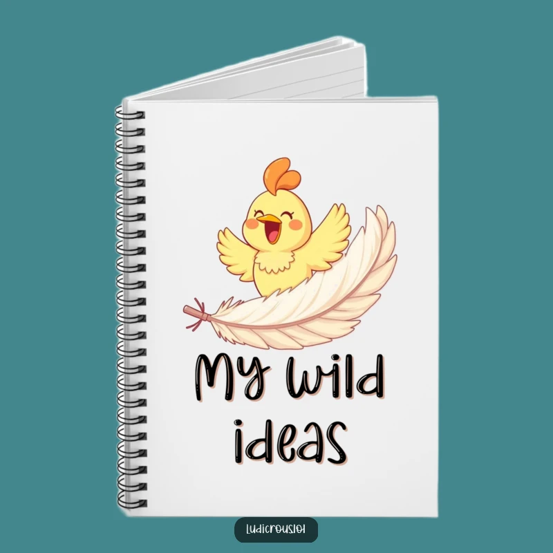Funny Rubber Chicken Notebook: Jot Down Funny Ideas, Perfect Stationery Gift