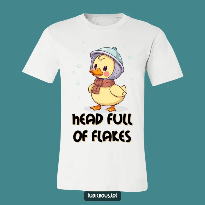 Funny Duck Snow Catcher T-Shirt: Hilarious Winter Fashion for Quackers!