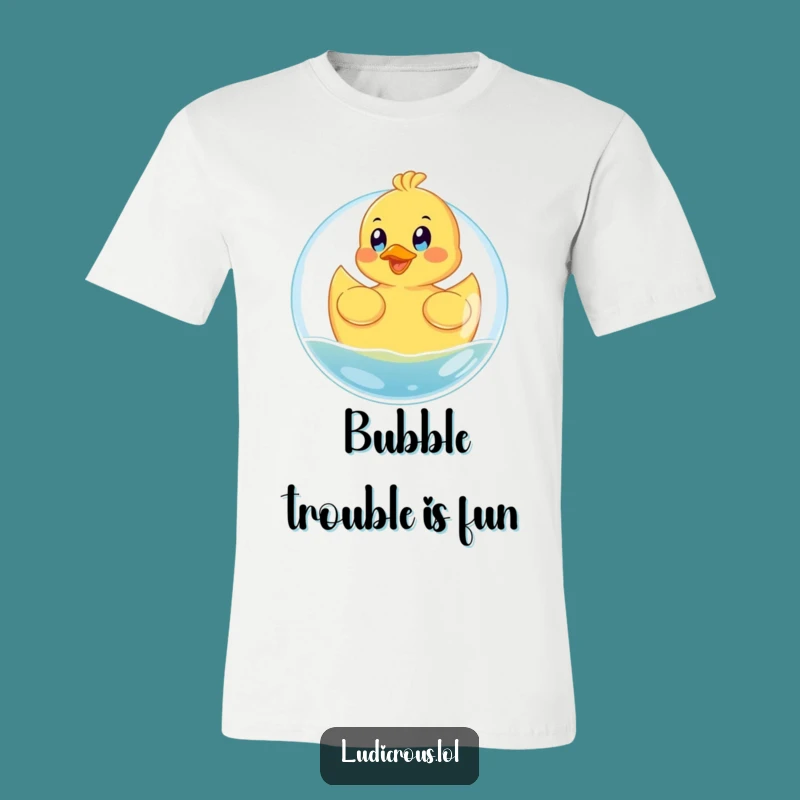Funny Rubber Ducky T-Shirt - Float Through Life with Glee
