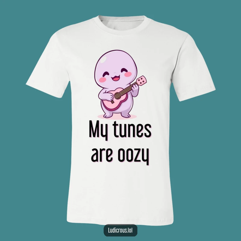 Funny Slime Ukulele T-Shirt: Hilarious Gift for Happy Go-Luckies!