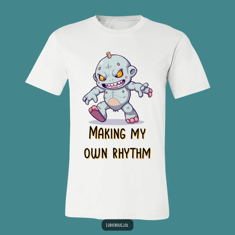 Funny Golem Skipping T-Shirt - Determined Effort Funny Gift for Strong Souls
