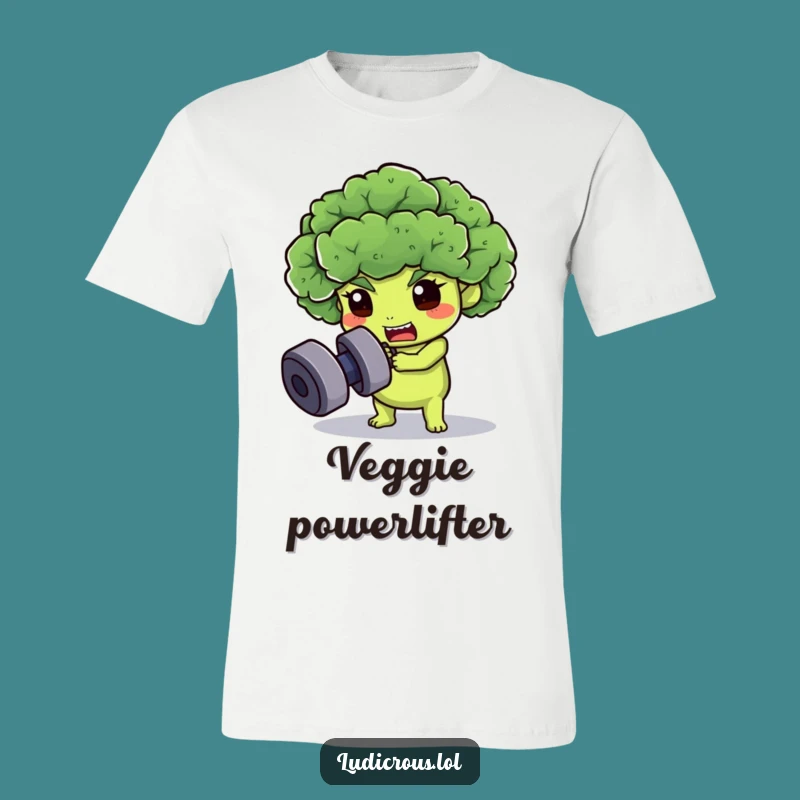 Funny Broccoli Gym T-Shirt - Healthy Habits, Hilarious Style!